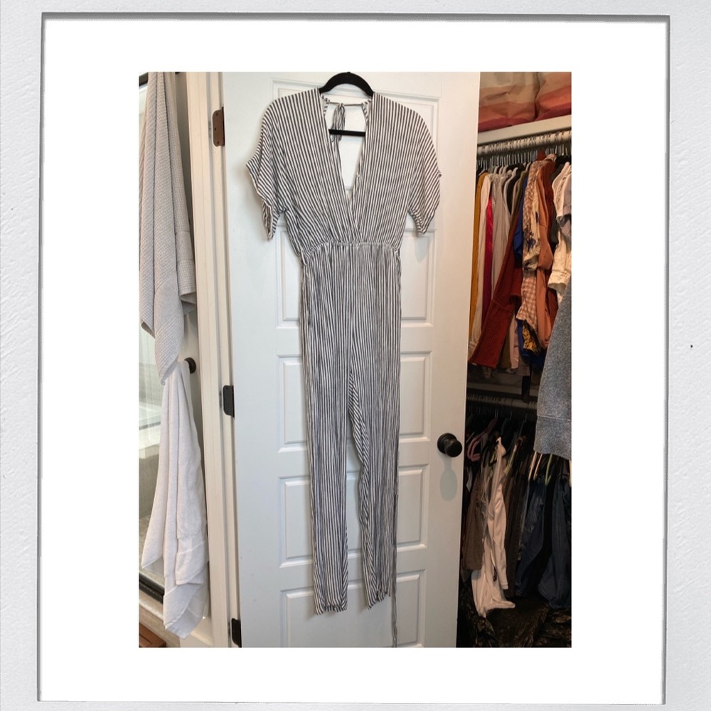 Stripe jumpsuit